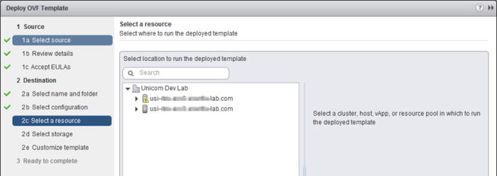 DeployOVF-SelectHost